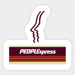 People Express Airlines Sticker